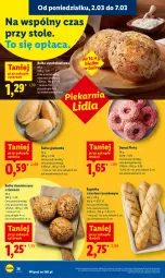 Gazetka promocyjna Lidl - Oferta ważna od 2.03 do 4.03 - Gazetka - ważna od 04.03 do 04.03.2026 - strona 38 - produkty: Sok, Gra, Bagietka, Bułka grahamka, Donut, Bułka