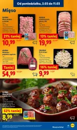 Gazetka promocyjna Lidl - Oferta ważna od 2.03 do 4.03 - Gazetka - ważna od 04.03 do 04.03.2026 - strona 41 - produkty: Polędwica, Mięso mielone z szynki, Mięso mielone, Wołowina, Flaki, Mięso, Schab bez kości