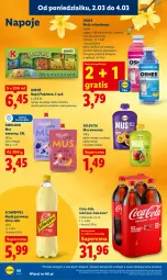 Gazetka promocyjna Lidl - Oferta ważna od 2.03 do 4.03 - Gazetka - ważna od 04.03 do 04.03.2026 - strona 60 - produkty: Mus, Gra, Kaktus, Coca-Cola, Napoje, Schweppes, Napój gazowany, Limonka, Oshee, Kubuś, Pokémon, Woda, Mango, Napój, Magnez