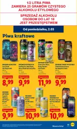 Gazetka promocyjna Lidl - Oferta ważna od 2.03 do 4.03 - Gazetka - ważna od 04.03 do 04.03.2026 - strona 63 - produkty: Piwa, Surf