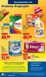 Gazetka promocyjna Lidl - Oferta ważna od 2.03 do 4.03 - Gazetka - ważna od 04.03 do 04.03.2026 - strona 66 - produkty: Por, Gra, Papier, Proszek do prania, Portal, Papier toaletowy, Velvet, Laur, Vizir, Ręcznik, Mola, Foxy, Ariel