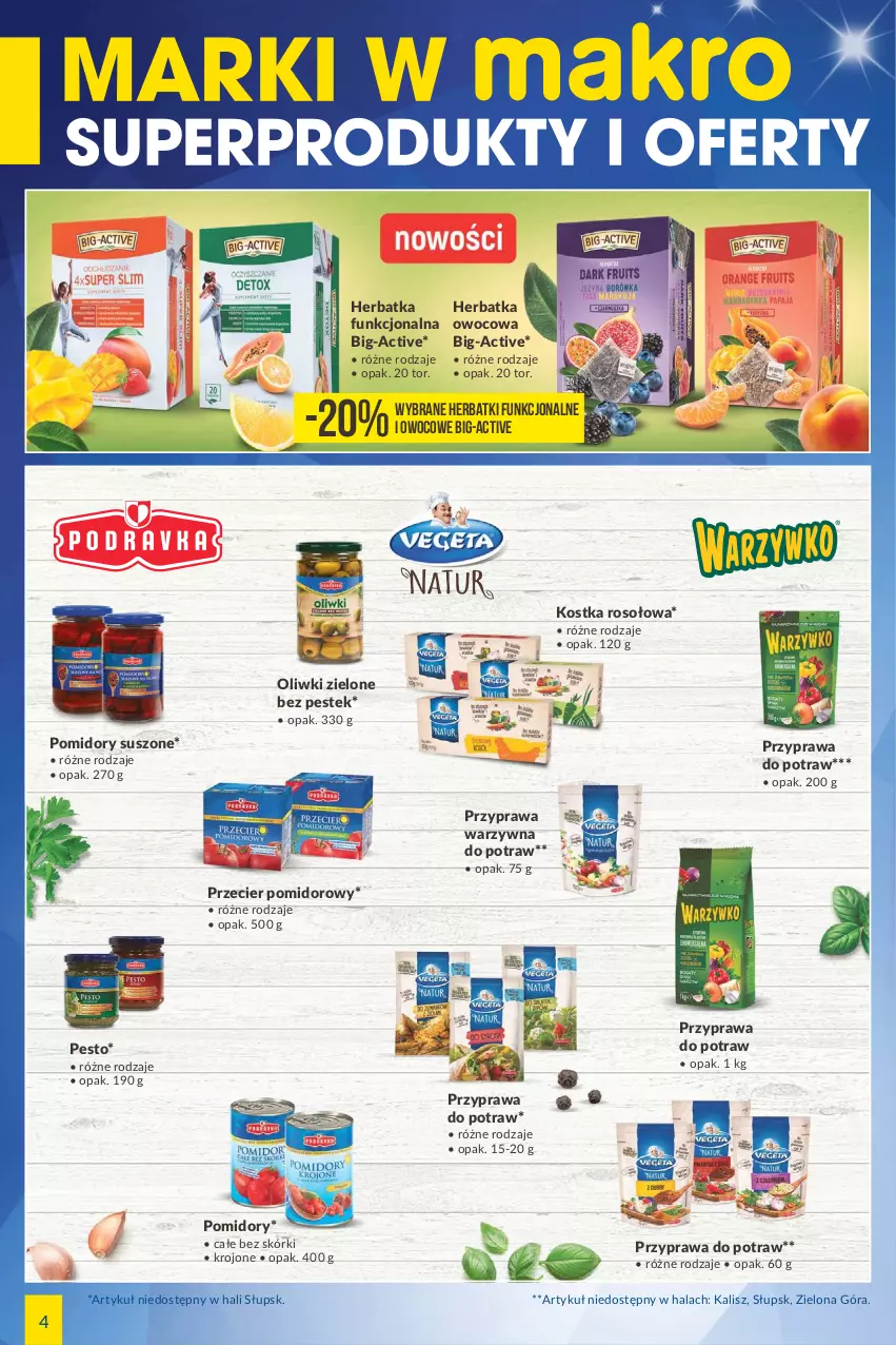 Gazetka promocyjna Makro - [Oferta specjalna] Marki w MAKRO - ważna 04.05 do 16.05.2022 - strona 4 - produkty: Oliwki, Oliwki zielone, Pesto, Pomidory, Przyprawa do potraw, Przyprawa warzywna do potraw, Stek