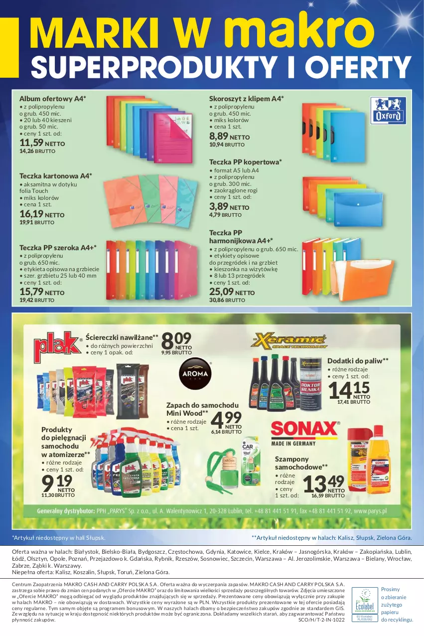 Gazetka promocyjna Makro - [Oferta specjalna] Marki w MAKRO - ważna 04.05 do 16.05.2022 - strona 8 - produkty: Aksam, Album, Dodatki do paliw, Gra, Kosz, Papier, Piec, Rum, Sos, Szal, Szampon