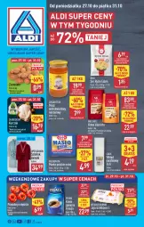 Gazetka promocyjna Aldi - Pełna oferta - Gazetka - ważna od 01.11 do 01.11.2025 - strona 1 - produkty: Kurczak, Rycki Edam, Ser, Gra, Kawa ziarnista, Jaja, Kawa mielona, Kawa, Ziemniaki, Mlekovita, Szlafrok, Edam, Prima, Miód, Masło, Pomidory, Nektar, Mleko, Fa