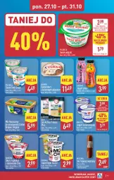 Gazetka promocyjna Aldi - Pełna oferta - Gazetka - ważna od 01.11 do 01.11.2025 - strona 11 - produkty: Ser topiony, Serek wiejski, Top, Ser, Gin, Piątnica, Jogurt, Chia, Serek, Pieprz, Camembert, Bakoma, Twój Smak, Jogurt pitny
