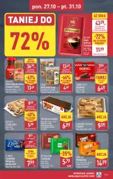 Gazetka promocyjna Aldi - Pełna oferta - Gazetka - ważna od 01.11 do 01.11.2025 - strona 15 - produkty: Piernik, Nescafé, Kawa rozpuszczalna, Por, Cukier, Kawa, Faworki, Sport, Czekolada, Mola, Krem orzechowy, Baton, E. Wedel, Ritter Sport, Brownie, Fa