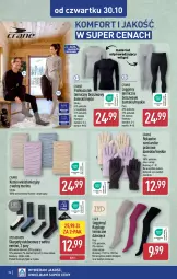Gazetka promocyjna Aldi - Pełna oferta - Gazetka - ważna od 01.11 do 01.11.2025 - strona 34 - produkty: Podkoszulek, Top, Gin, Karp, Kosz, Rajstopy, Wełna, Rękawice, Legginsy, Dzieci, LG, Fa