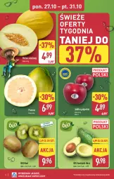 Gazetka promocyjna Aldi - Pełna oferta - Gazetka - ważna od 01.11 do 01.11.2025 - strona 4 - produkty: Kiwi, Pomelo, Melon, Jabłka