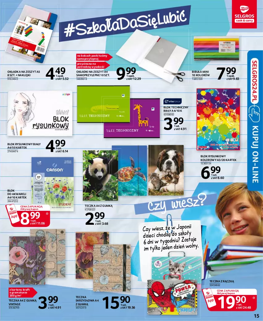 Gazetka promocyjna Selgros - Katalog Szkoła - ważna 05.08 do 18.08.2021 - strona 15 - produkty: Dzieci, Gra, Klej, Mop, Rama, Sok