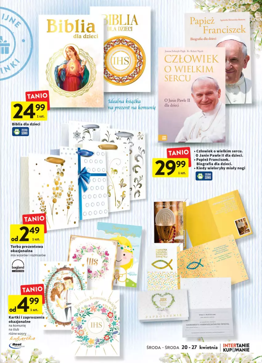 Gazetka promocyjna Intermarche - ważna 20.04 do 27.04.2022 - strona 33 - produkty: Dzieci, Gra, Książka, Ser, Torba, Torba prezentowa