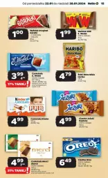 Gazetka promocyjna Netto - Gazetka - ważna od 28.01 do 28.01.2024 - strona 7 - produkty: Goplana, Ciastka, Gin, Wafelek, LANA, Czekolada, E. Wedel, Haribo, Merci, Góralki, Kinder