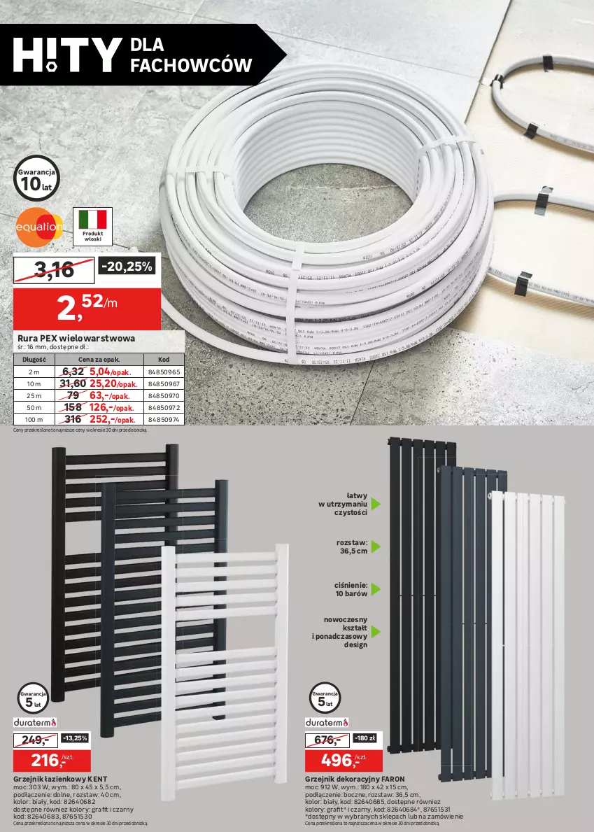 Gazetka promocyjna Leroy Merlin - Gazetka Leroy Merlin - ważna 12.06 do 02.07.2024 - strona 26 - produkty: Fa, Gniazdo pojedyncze, Gra, Grzejnik, Grzejnik łazienkowy, Kamera, Przewód, Rama, Ramka, Rura, Ser, Telefon, Włącznik podwójny, Włącznik pojedynczy