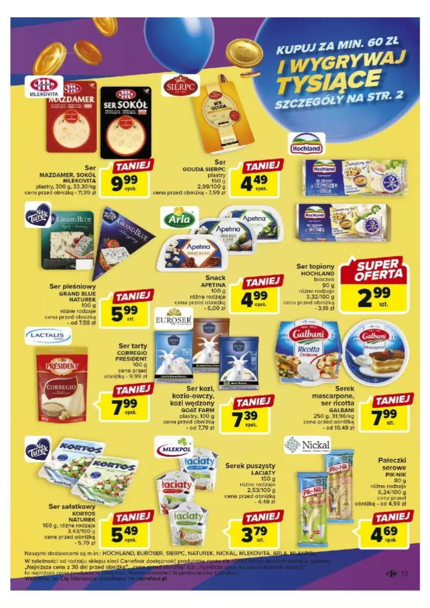 Gazetka promocyjna Carrefour - ważna 17.10 do 21.10.2023 - strona 5 - produkty: Ser