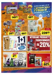 Gazetka promocyjna Carrefour - Gazetka - ważna od 21.10 do 21.10.2023 - strona 36 - produkty: Chodzik, Kuchnia, Toaletka, Playmobil, Hasbro, Klocki, Mobil, Fa