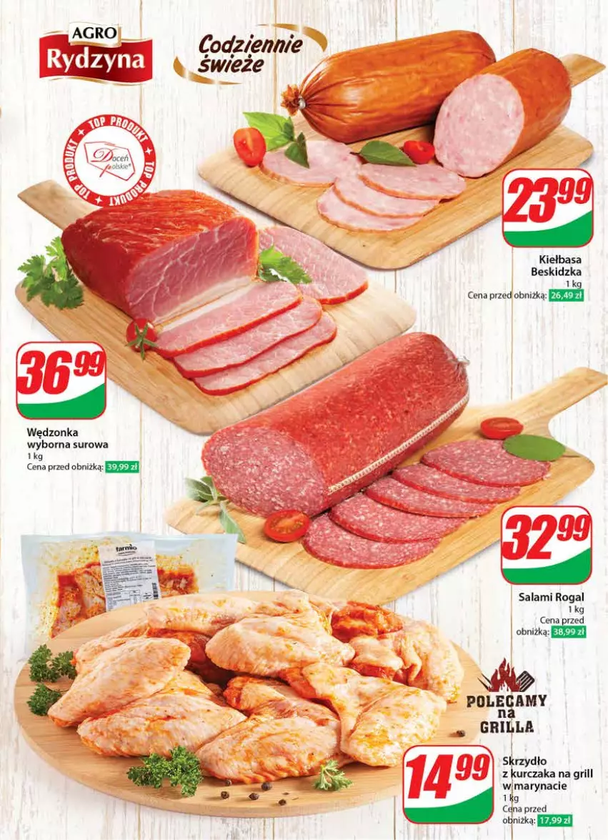 Gazetka promocyjna Dino - Gazetka 29 / 2024 - ważna 17.07 do 23.07.2024 - strona 31 - produkty: Grill, Kiełbasa, Kurczak, Rogal, Salami