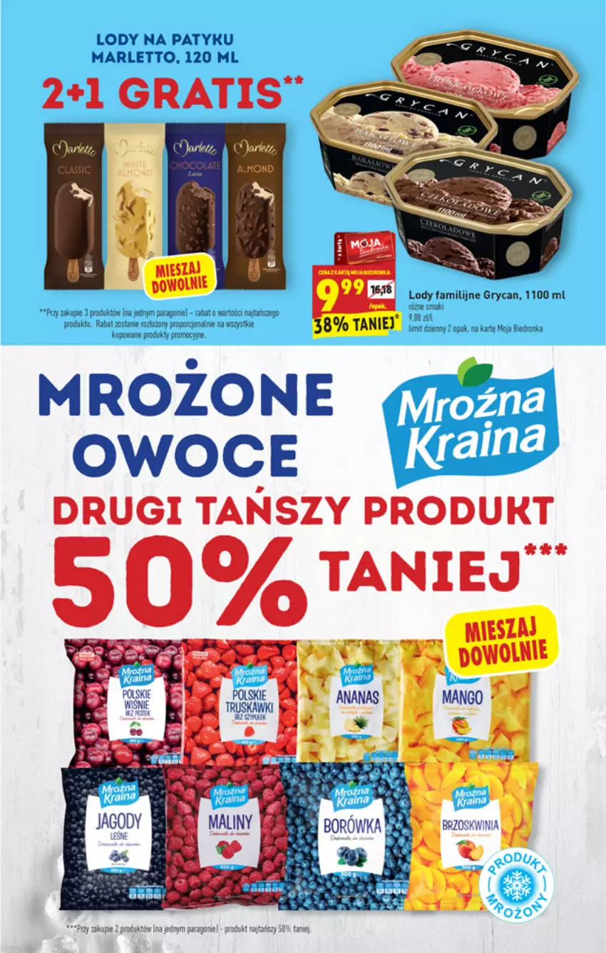 Gazetka promocyjna Biedronka - W tym tygodniu - ważna 21.02 do 26.02.2022 - strona 35 - produkty: Ananas, Dron, Gra, Lody, Mango, Rama, Truskawki