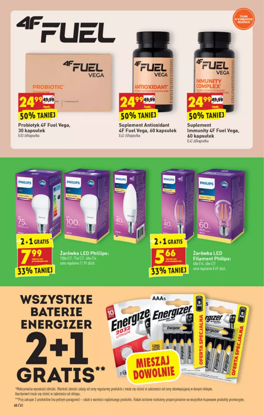 Gazetka promocyjna Biedronka - W tym tygodniu - ważna 21.02 do 26.02.2022 - strona 60 - produkty: Energizer, Gra, Por, Probiotyk, Sok