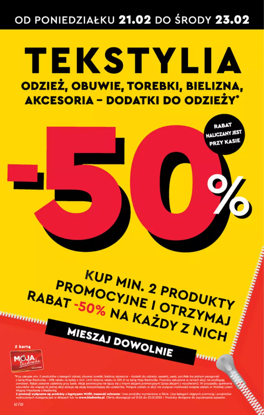 Gazetka promocyjna Biedronka - W tym tygodniu - ważna 21.02 do 26.02.2022 - strona 62 - produkty: Be Be, Beko, Bielizna, Dron, Fa, Gra, Obuwie