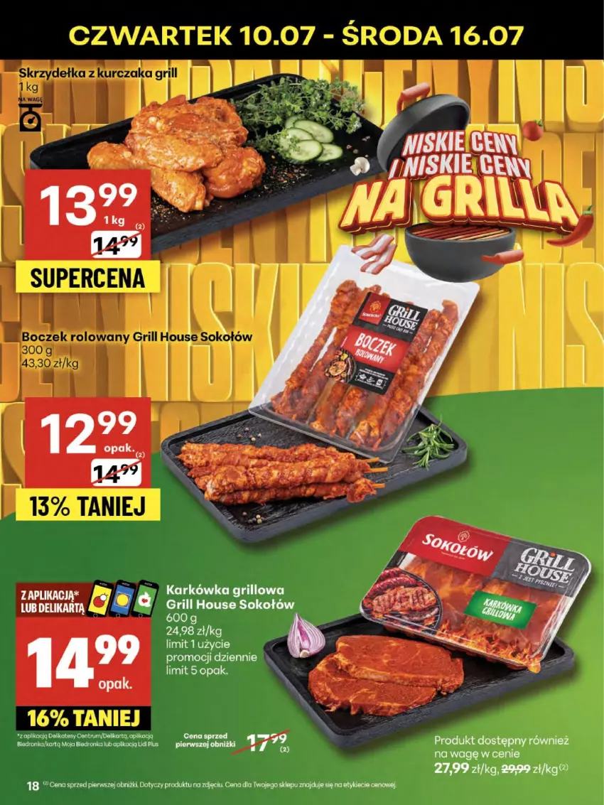Gazetka promocyjna Delikatesy Centrum - Franczyza DC28 Czwartek - ważna 10.07 do 16.07.2025 - strona 18 - produkty: Dron, Gin, Grill