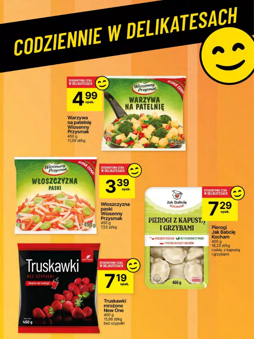 Gazetka promocyjna Delikatesy Centrum - Franczyza DC28 Czwartek - ważna 10.07 do 16.07.2025 - strona 51 - produkty: Kapustą, Koc, Pierogi, Truskawki, Warzywa