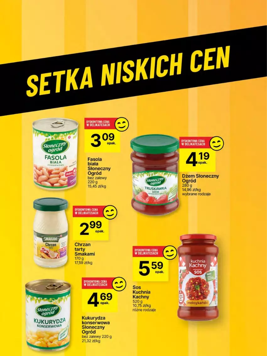 Gazetka promocyjna Delikatesy Centrum - Franczyza DC28 Czwartek - ważna 10.07 do 16.07.2025 - strona 56 - produkty: Chrzan, Dżem, Fa, Fasola, Kuchnia, Kukurydza, Kukurydza konserwowa, Ogród, Ser