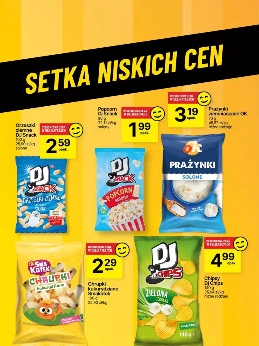 Gazetka promocyjna Delikatesy Centrum - Franczyza DC28 Czwartek - ważna 10.07 do 16.07.2025 - strona 58 - produkty: Chrupki, Kotek, Orzeszki, Por, Smakotek