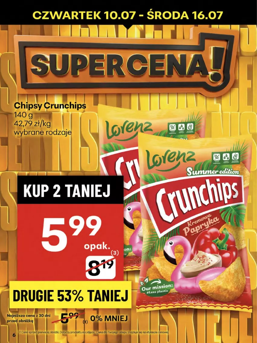 Gazetka promocyjna Delikatesy Centrum - Franczyza DC28 Czwartek - ważna 10.07 do 16.07.2025 - strona 6 - produkty: Chipsy, NBA