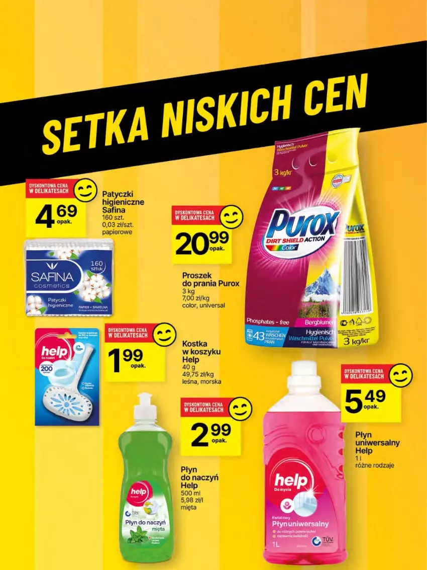 Gazetka promocyjna Delikatesy Centrum - Franczyza DC28 Czwartek - ważna 10.07 do 16.07.2025 - strona 62 - produkty: Kosz, Mięta, Papier, Proszek do prania, Pur