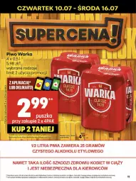 Gazetka promocyjna Delikatesy Centrum - Franczyza DC28 Czwartek - Gazetka - ważna od 16.07 do 16.07.2025 - strona 11 - produkty: Piwa, Piwo, Piec, Rum, Gra, Warka, Dron