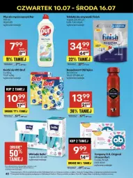 Gazetka promocyjna Delikatesy Centrum - Franczyza DC28 Czwartek - Gazetka - ważna od 16.07 do 16.07.2025 - strona 40 - produkty: Rum, Pur, Gin, Do mycia naczyń, Finish, Bell, Bref, Old Spice, Dezodorant, Tablet, Płyn do mycia naczyń, Tampony, Pasek, Bella, Płyn do mycia, Zmywarki, Wkładki, O.B., Tabletki do zmywarki
