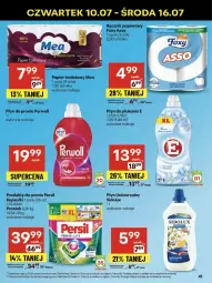 Gazetka promocyjna Delikatesy Centrum - Franczyza DC28 Czwartek - Gazetka - ważna od 16.07 do 16.07.2025 - strona 41 - produkty: Płyn do prania, Rum, Papier, Persil, Papier toaletowy, Płyn do płukania, Ręcznik, Rolki, Foxy, Perwoll, Sidolux