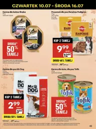 Gazetka promocyjna Delikatesy Centrum - Franczyza DC28 Czwartek - Gazetka - ważna od 16.07 do 16.07.2025 - strona 43 - produkty: Kurczak, Sos, Rum, Por, Sheba, Wołowina, Pedigree, Przysmak dla psa