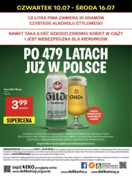 Gazetka promocyjna Delikatesy Centrum - Franczyza DC28 Czwartek - Gazetka - ważna od 16.07 do 16.07.2025 - strona 44 - produkty: Piwa, Piwo, Piec, Rum, JBL, Gin, Gra