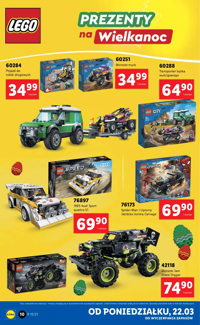 Gazetka promocyjna Lidl - GAZETKA - ważna 22.03 do 28.03.2021 - strona 10 - produkty: Gra, Monster truck, Pojazd, Por, Sport, Tran