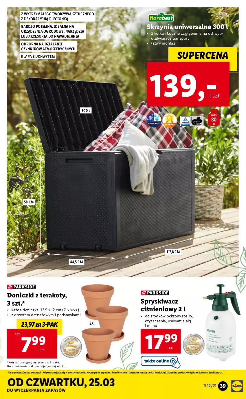 Gazetka promocyjna Lidl - GAZETKA - ważna 22.03 do 28.03.2021 - strona 39 - produkty: LG, Por, Sport, Tera, Tran, Uchwyty