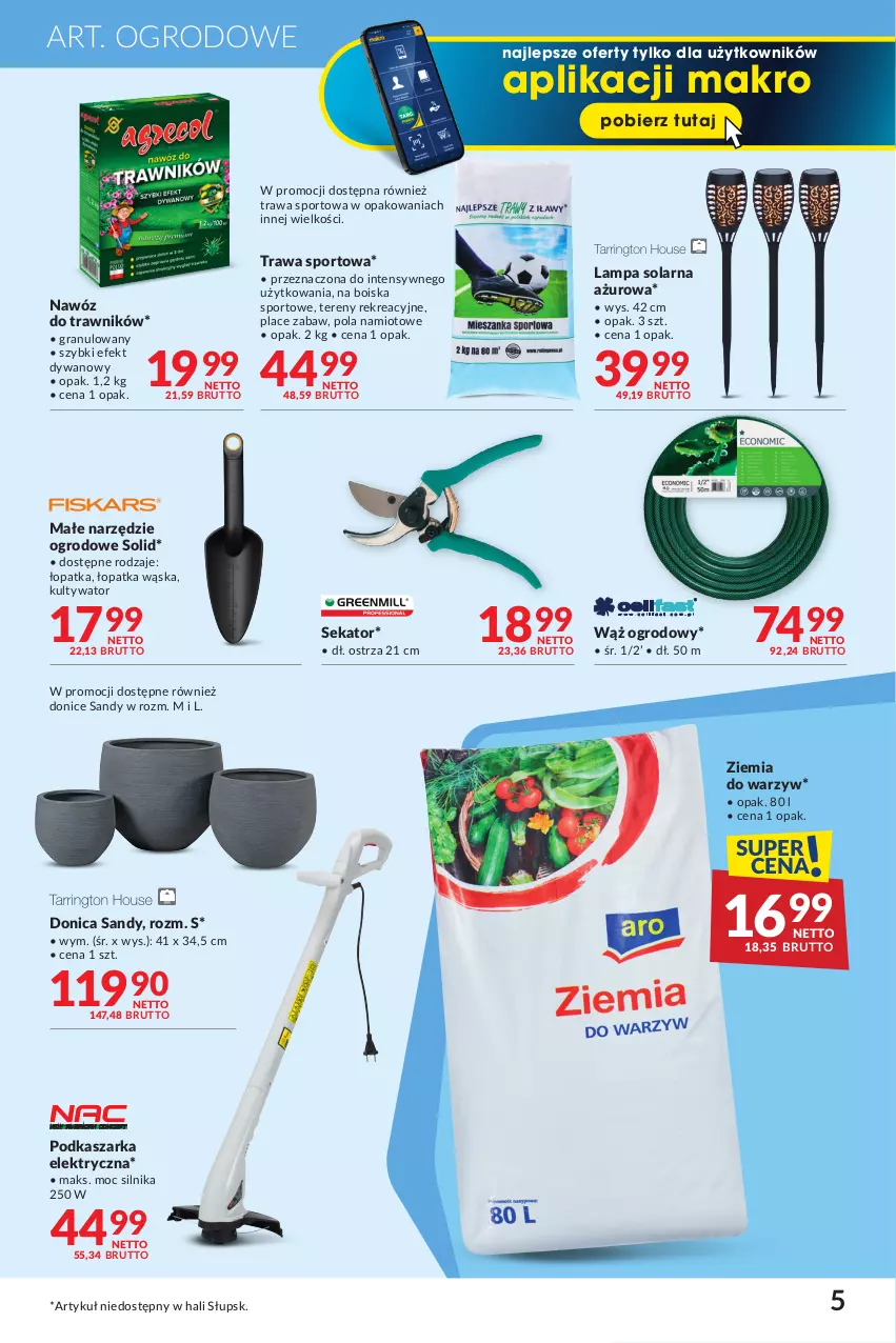 Gazetka promocyjna Makro - Oferta dla Twojego biznesu - ważna 02.04 do 29.04.2024 - strona 5 - produkty: Dywan, Gra, Kasza, Lampa, Namiot, Nawóz, Por, Sekator, Sport