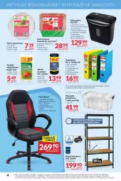 Gazetka promocyjna Makro - Oferta dla Twojego biznesu - Gazetka - ważna od 29.04 do 29.04.2024 - strona 4 - produkty: Piec, Stół warsztatowy, Sok, Acer, Papier, Worki na śmieci, Stół, Kosz, Pojemnik, Niszczarka, Regał, Talerz, Foremki, Worki na śmiec, Pojemnik plastikowy, Danio, Talerz papierowy, Siedzisko, Fotel, Regał metalowy