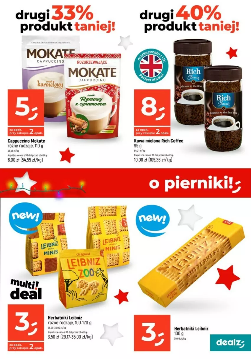 Gazetka promocyjna Dealz - ważna 02.11 do 08.11.2023 - strona 3 - produkty: Cappuccino, Herbatniki, Kawa, Kawa mielona