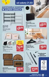Gazetka promocyjna Aldi - Artykuły przemysłowe i tekstylia - Gazetka - ważna od 21.03 do 21.03.2026 - strona 15 - produkty: Ubrania, Papier, Wycieraczka, Buty, Wieszak, Regał, Szafka, Półka, Pudełko, Szafka na buty, Kokos