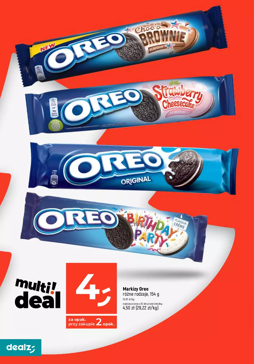 Gazetka promocyjna Dealz - MAKE A DEALZ - ważna 30.11 do 06.12.2023 - strona 4 - produkty: Oreo, Ser