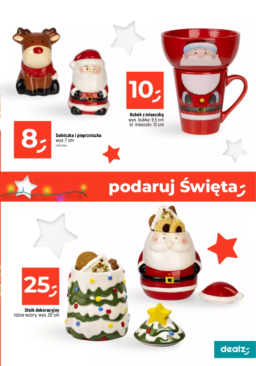 Gazetka promocyjna Dealz - MAKE A DEALZ - ważna 30.11 do 06.12.2023 - strona 9 - produkty: Kubek, Pieprz, Pieprzniczka, Solniczka, Znicz