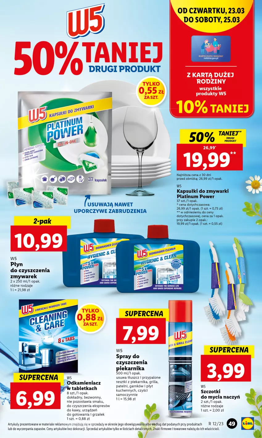 Gazetka promocyjna Lidl - GAZETKA - ważna 23.03 do 25.03.2023 - strona 57 - produkty: Gin, Grill, Odkamieniacz, Piekarnik, Por, Ser, Tablet