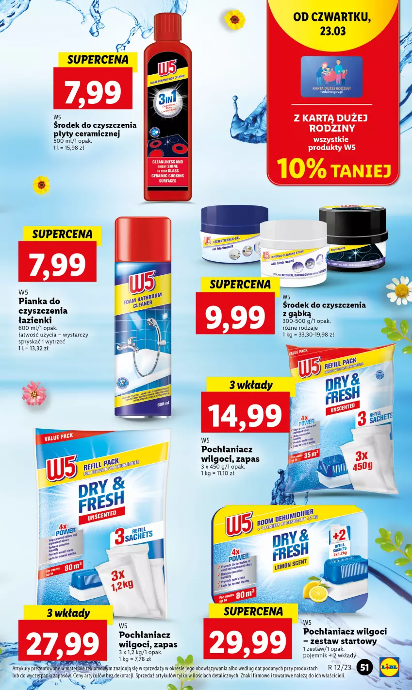 Gazetka promocyjna Lidl - GAZETKA - ważna 23.03 do 25.03.2023 - strona 59 - produkty: Fa, LG, Pianka do czyszczenia, Pochłaniacz wilgoci, Pojemnik, Por, Surf