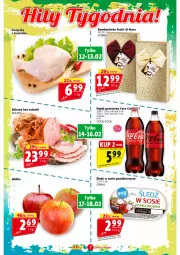 Gazetka promocyjna Prim Market - Gazetka - ważna od 18.02 do 18.02.2026 - strona 7 - produkty: Kurczak, Sos, Gin, Pekpol, Coca-Cola, Napój gazowany, Napój, Jabłka