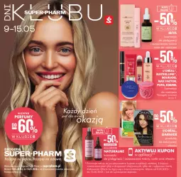 Gazetka promocyjna Super Pharm - Gazetka - Gazetka - ważna od 15.05 do 15.05.2023 - strona 1 - produkty: Pupa, Makijaż, Bell, Perfum, Maybelline, Kosmetyki do pielęgnacji, L’Oréal, Max Factor, Bourjois, Garnier, Mobil, Fa