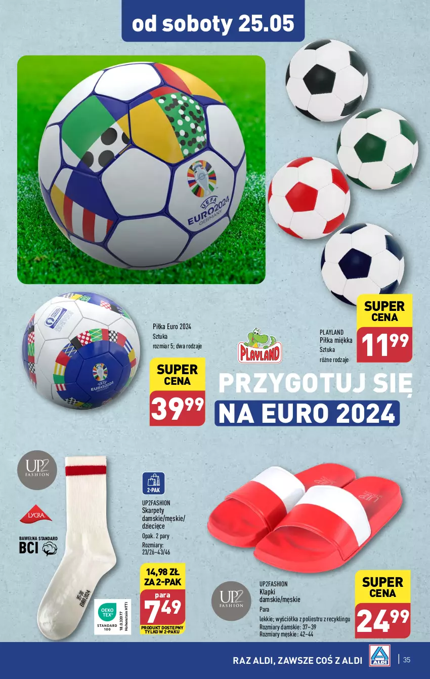 Gazetka promocyjna Aldi - Pełna oferta - ważna 20.05 do 25.05.2024 - strona 35 - produkty: Dzieci, Fa, Karp, Klapki