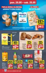 Gazetka promocyjna Aldi - Pełna oferta - Gazetka - ważna od 25.05 do 25.05.2024 - strona 10 - produkty: Sok, Mus, Bułka fitness, Kawa ziarnista, Sati, Kawa, Croissant, Herbata czarna, Lody, Lipton, Mąka, Kubuś, Mąka pszenna, Herbata, Bułka