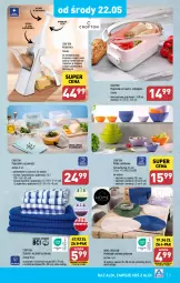 Gazetka promocyjna Aldi - Pełna oferta - Gazetka - ważna od 25.05 do 25.05.2024 - strona 31 - produkty: Sok, Pojemnik na lunch, Salaterka, Pojemnik, Sałat, Wełna, Ręcznik, Podkład