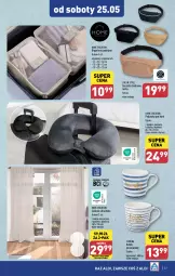 Gazetka promocyjna Aldi - Pełna oferta - Gazetka - ważna od 25.05 do 25.05.2024 - strona 37 - produkty: Por, Organizer, Zasłona, Poduszka pod kark, Mars, Tunel, Kubek, Poduszka