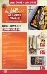 Gazetka promocyjna Aldi - Pełna oferta - Gazetka - ważna od 25.05 do 25.05.2024 - strona 8 - produkty: Sok, Sól, Papier, Pstrąg tęczowy, Kolendra, Ryba, Czosnek, Cytryny, Przyprawy, Pieprz, Ręcznik, Pstrąg, Natka pietruszki, Grill, Mięso, Fa